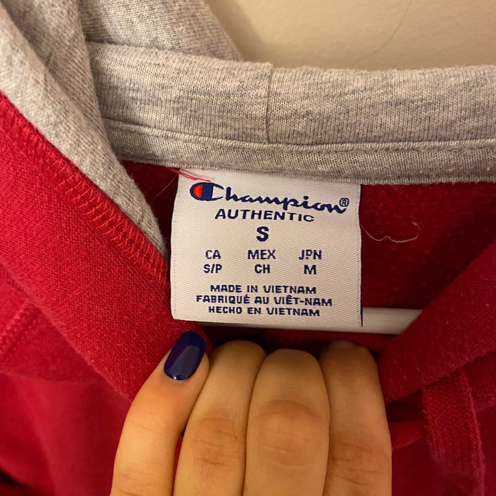 Hot Pink Champion Hoodie